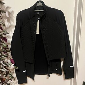 NWT Sweaty Betty London Fast Track Padded Running Jacket in Black, Size Large